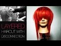 How To Cut A Layered Haircut With Disconnection - Step By Step