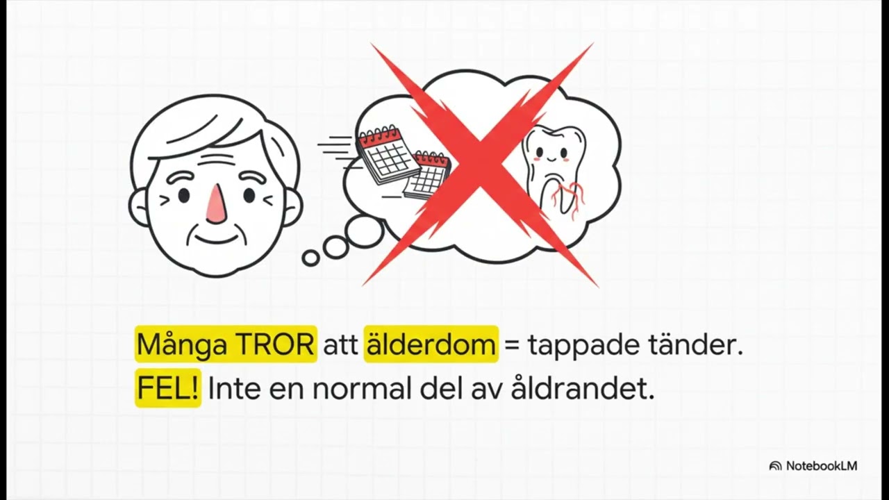 Tecken på tandlossning