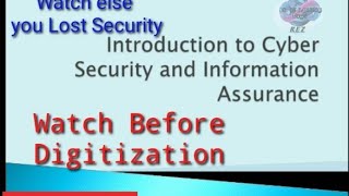 Cyber Security | Introduction to Cyber Security and Information Assurance