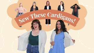 Our 6 (and a half) Favorite Cardigan Sewing Patterns