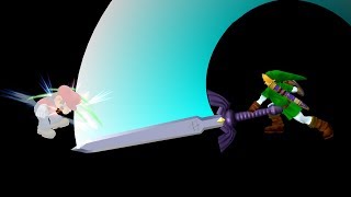 What if Link's sword were 4 times longer? (TAS)