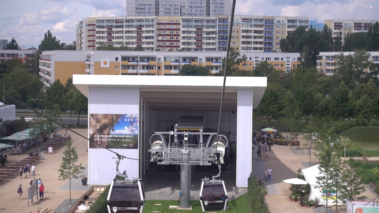 IGA Berlin 2017 - Seilbahnfahrten (Ropeway rides) in 𝟒𝐊 🚡