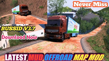 LATEST MUD OFFROAD MAP MOD For Bus Simulator Indonesia || Bussid V3.7.1 || Pak Zigar Gamer ||