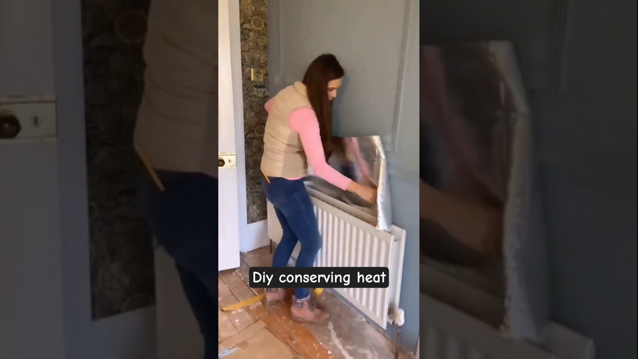 DIY Radiator Reflector: Easy Install to Save Energy & Money​ £30 Home Hack