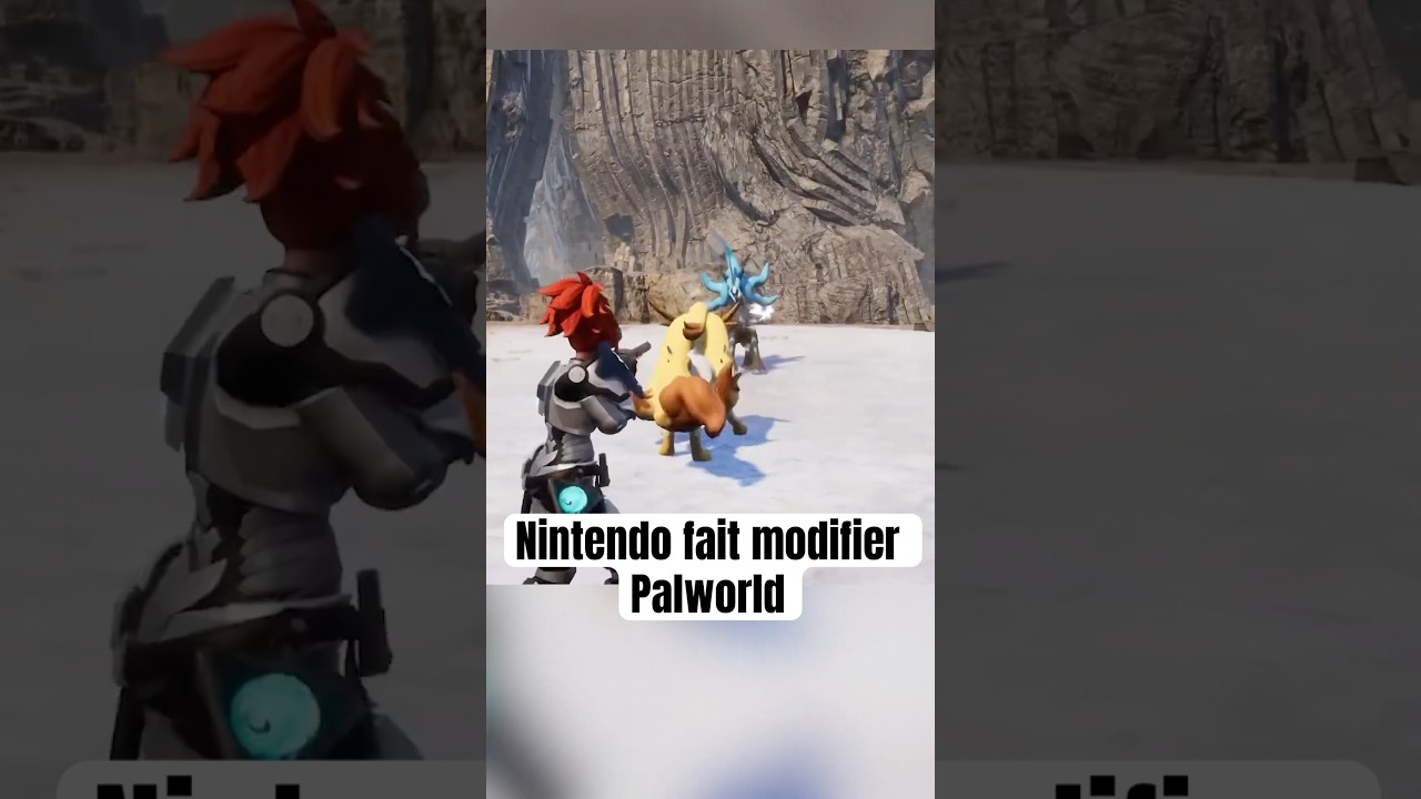 Nintendo et Pokémon ont gagnés contre Palworld qui modifie son jeu… 