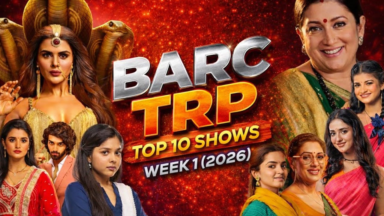 BARC TRP Report Week 1 (2026) Top 10 Shows This Week | Anupama,Nagin 7,Tumse Tum Tak