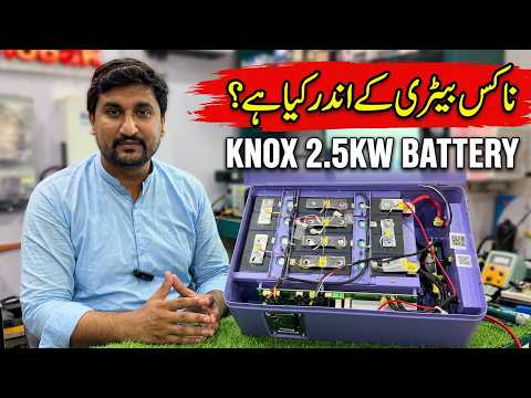 KNOX 2.5kWh Lithium Battery Opened! | What’s Inside the KNOX PowerWall?