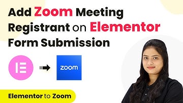 How to Add Zoom Meeting Registrant on Elementor Form Submission | Elementor Form to Zoom