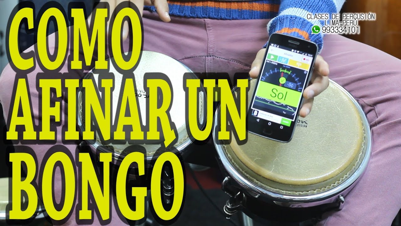 COMO AFINAR UN BONGO PEPON MUSIC