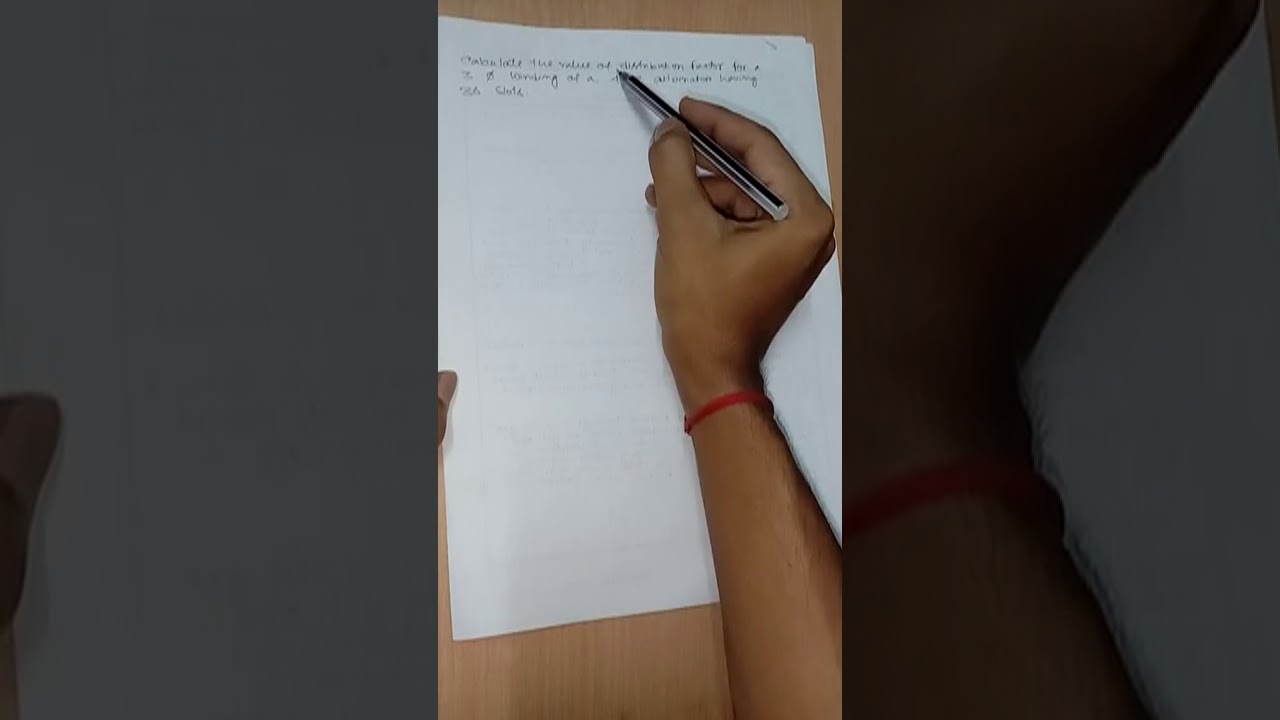 Alternator numerical problem