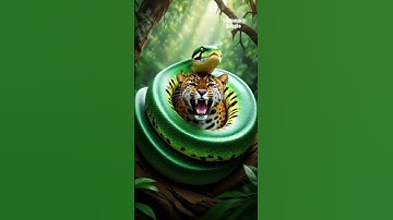“Giant Python Struggles for Life | Snake Wrapped & Fighting to Survive #animals #ballpython #tiger