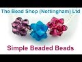 Learn how to make Simple SWAROVSKI Beaded Beads