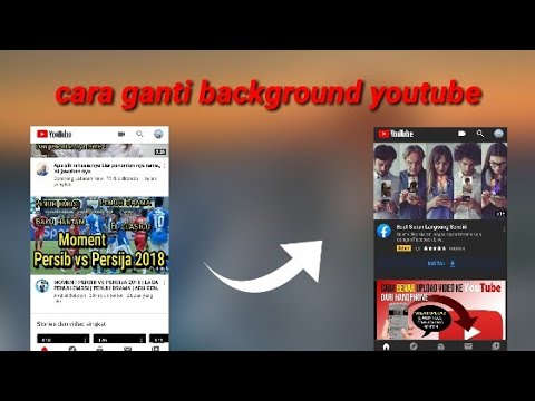 Cara ganti  background  youtube YouTube