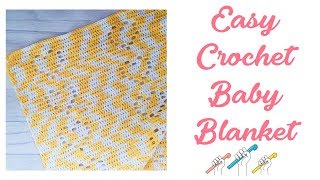 Easy Beginners Crochet Baby Blanket
