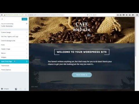 How to Make A Website for free on WordPress.com Restaurant Example