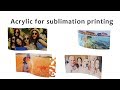 Sublimation Printing On Acrylic