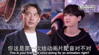 [Eng Sub] 170718 Cars 3 Interview with Yixing as Jackson Storm Lay 张艺兴
