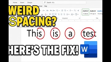 How to FIX weird spacing between words in Word (Quick & Easy Fix under a minute - For MAC & Windows)