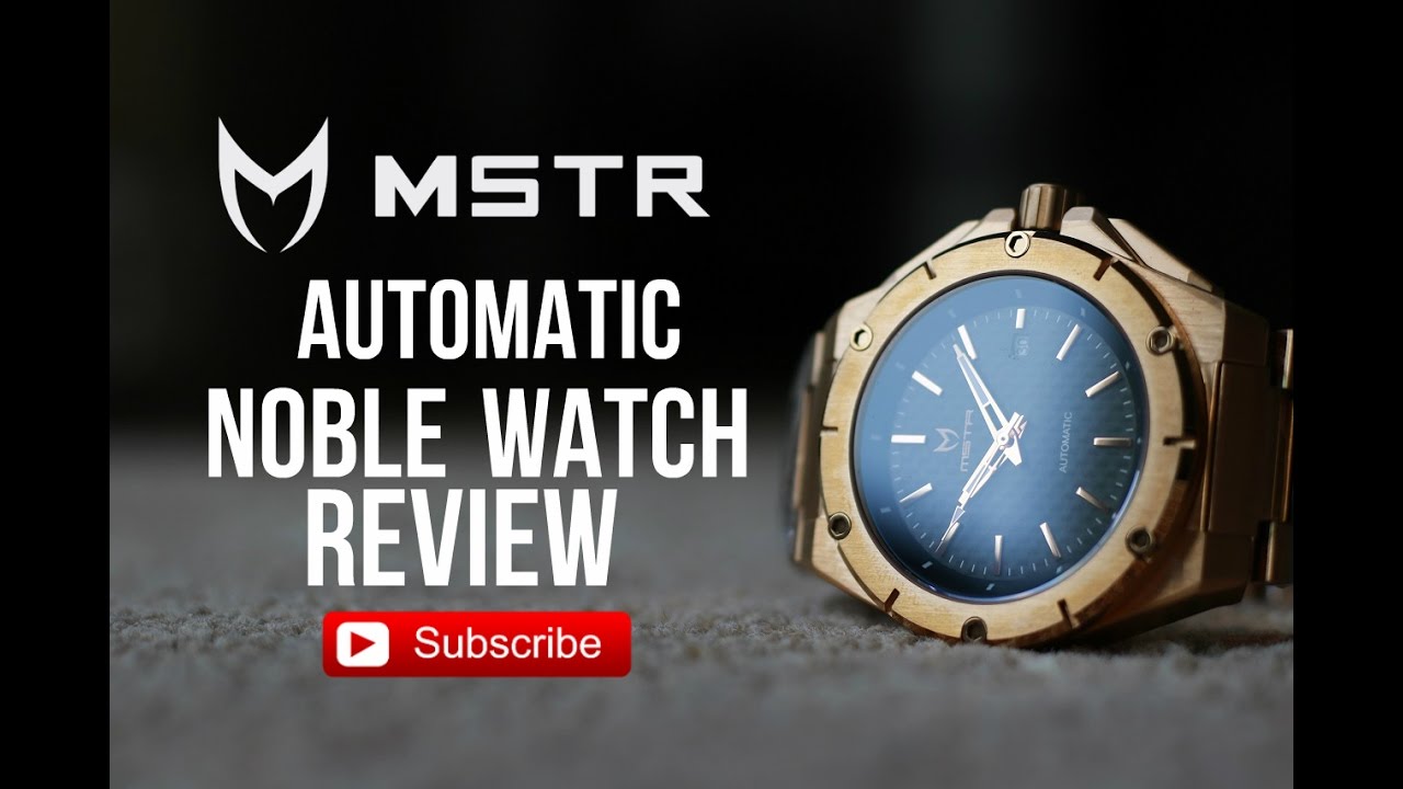 MSTR NOBLE AUTOMATIC WATCH REVIEW 2016 (HD)