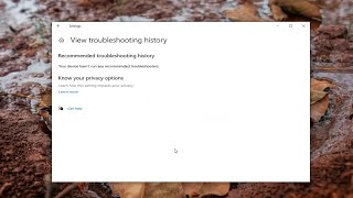 How To View Troubleshooting History on Windows 10 [Guide]