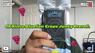 JKDistro Bluelion Grape Junky Preroll. #JKDistro