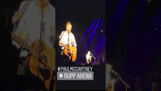 Paul McCartney Greets 20,000 Fans In Every Side Of Jam-Packed Arena @bladerope