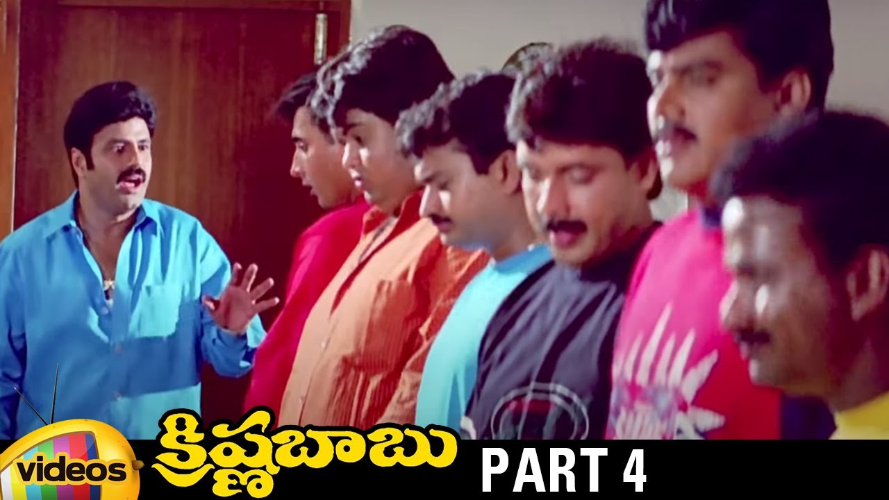 Krishna Babu Telugu Full Movie HD | Balakrishna | Meena | Raasi | Abbas | Part 4 | Mango Videos