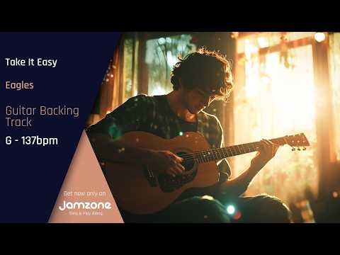 Rock Backing Track in G | 137 BPM | Take It Easy - Eagles