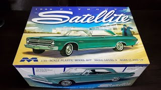 1965 Plymouth Satellite 1215 look Before you Buy / Box opening Parts, Decals, Instructions Skill 3