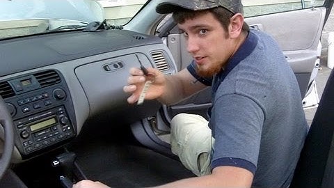 How to get Radio serial number off Civic/Accord