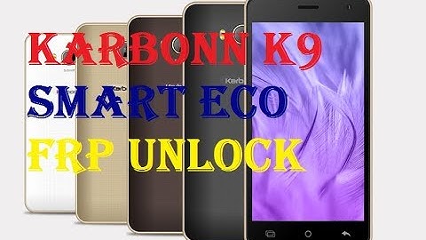 ALL SPD FRP UNLOCK /KARBONN K9 SMART ECO FRP UNLOCK