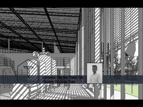 Đồ án công nghiệp | walkthrough revit