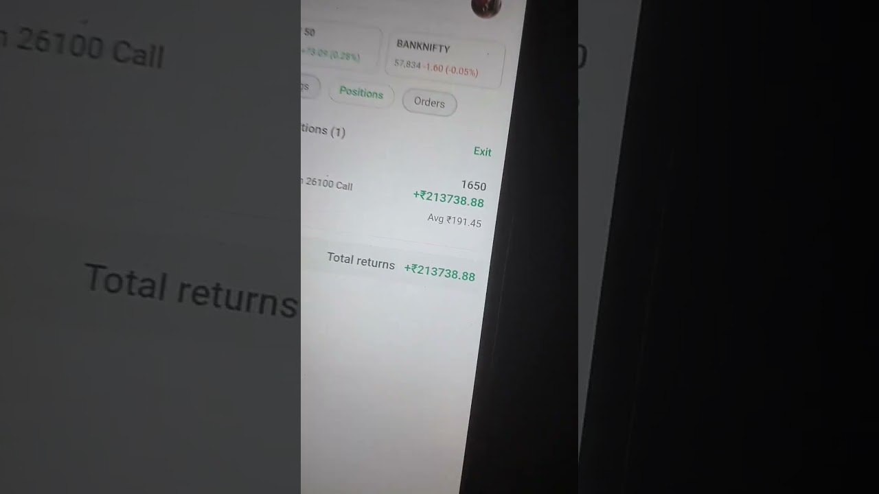 2 lakh 19 hajar profit 📈 Intraday