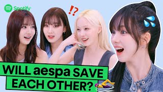 If aespa fell into water, what would they do?ㅣKPop ON! Playlist Take Over