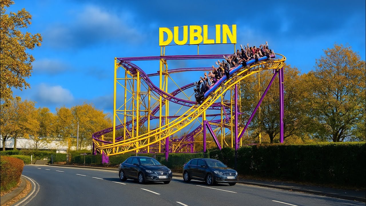 4K Drive Tour – From Swords Dublin to M1 Motorway | Real-Time Irish Roads Journey 🇮🇪