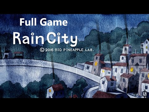 RAIN CITY FULL GAME Complete walkthrough gameplay - ALL PUZZLE SOLUTIONS - No commentary