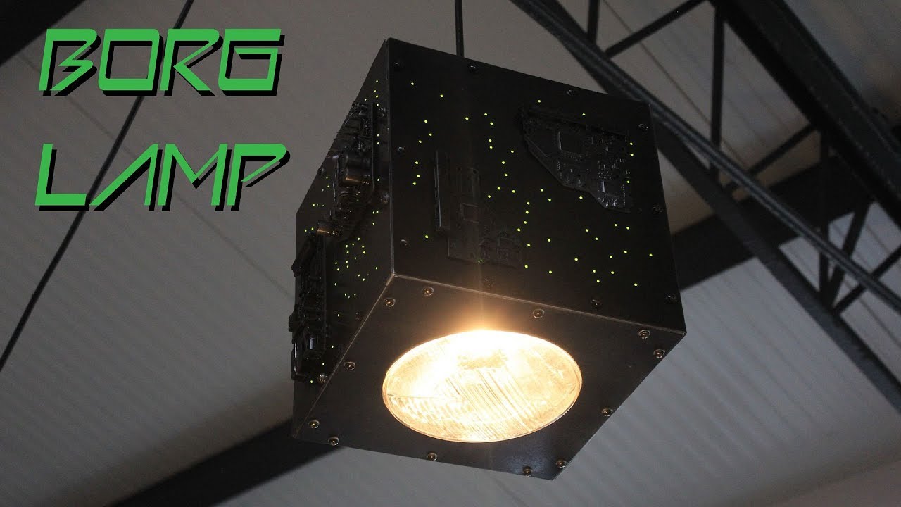 Borg Cube Lamp Build - YouTube
