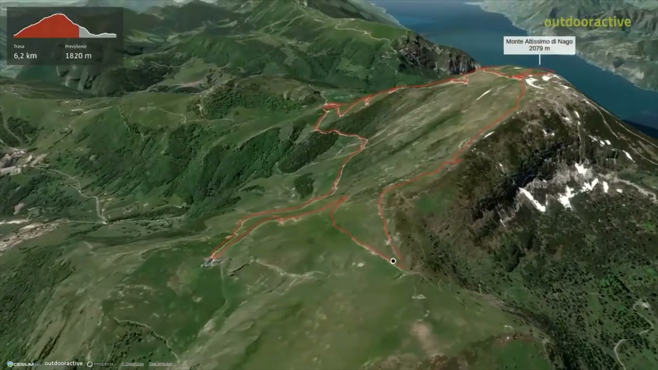 Monte Altissimo di Nago - Bocca Poltrane - Malga Campo ∆ hiking trails ∆ 3d-trail.com/italy/