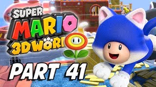 Super Mario 3D World Walkthrough Part 41 - Shiftier Boo Mansion (100% Green Stars & Stamps)