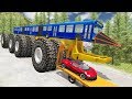 Beamng drive - Giants Machines Crushes Cars #9