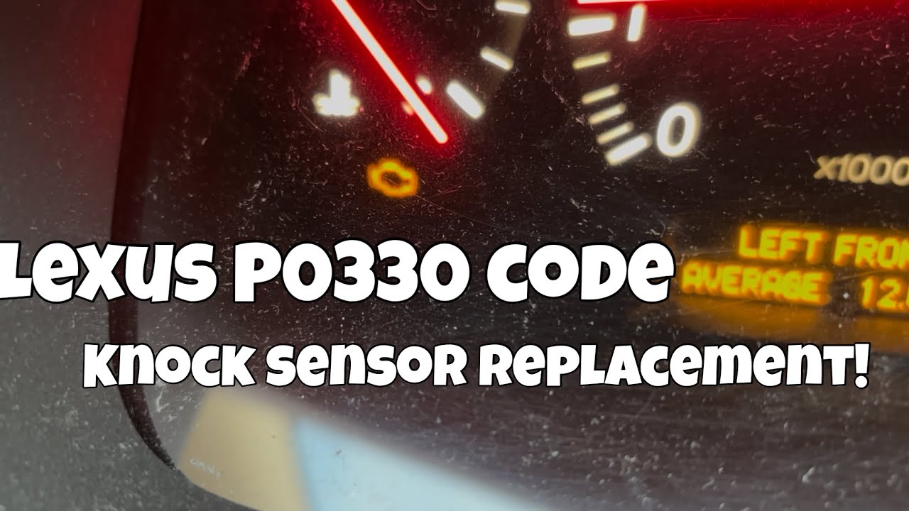 Lexus LS 430 knock sensor replacement. P0330 P0333 - YouTube