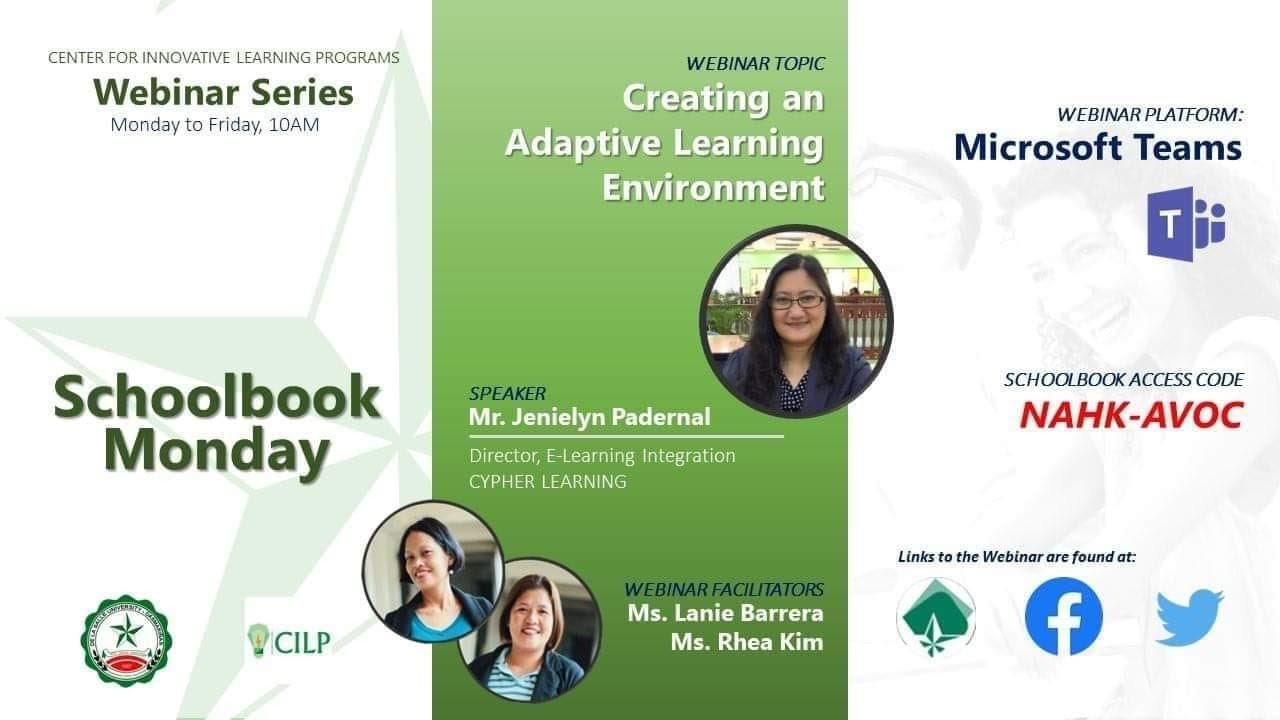 CILP 2020 Webinar Series: Creating an Adaptive Learning Environment