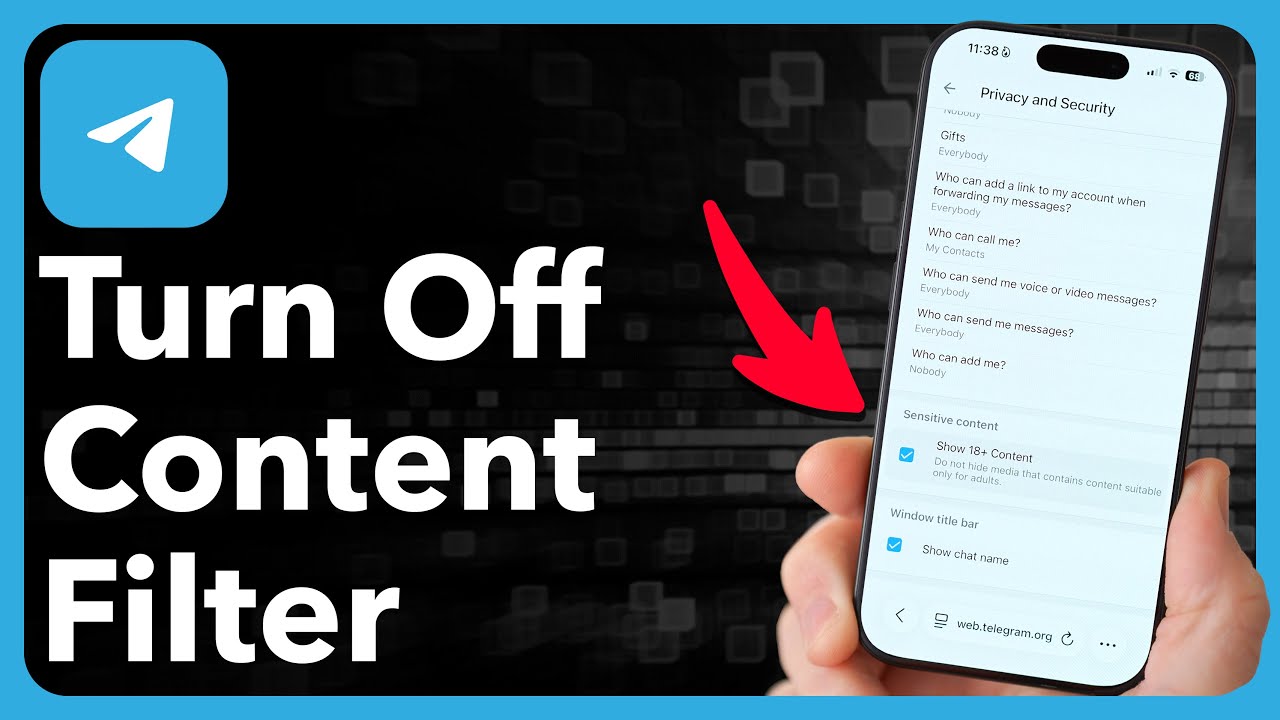 How To Turn Off Sensitive Content Filter On Telegram
