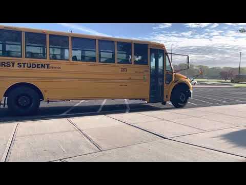 First Student School Bus 2379 Leaving - 2018 Thomas C2 (Cummins B6.7 ...