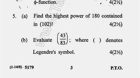 2018 BSc 2nd Sem Maths Number Theory & Trigonometry Question Paper
