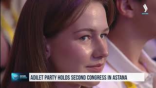 Adilet Party holds second congress in Astana