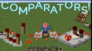 Comparators and Pulse Extenders | Muffin's Redstone Guide