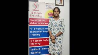 Dhanashree Patil: Trainee Experience With Sofcon Pune #placementcourse