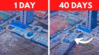 Extreme Engineering, How Building Walks In China, How China Rotate Bus Terminal And Bridges