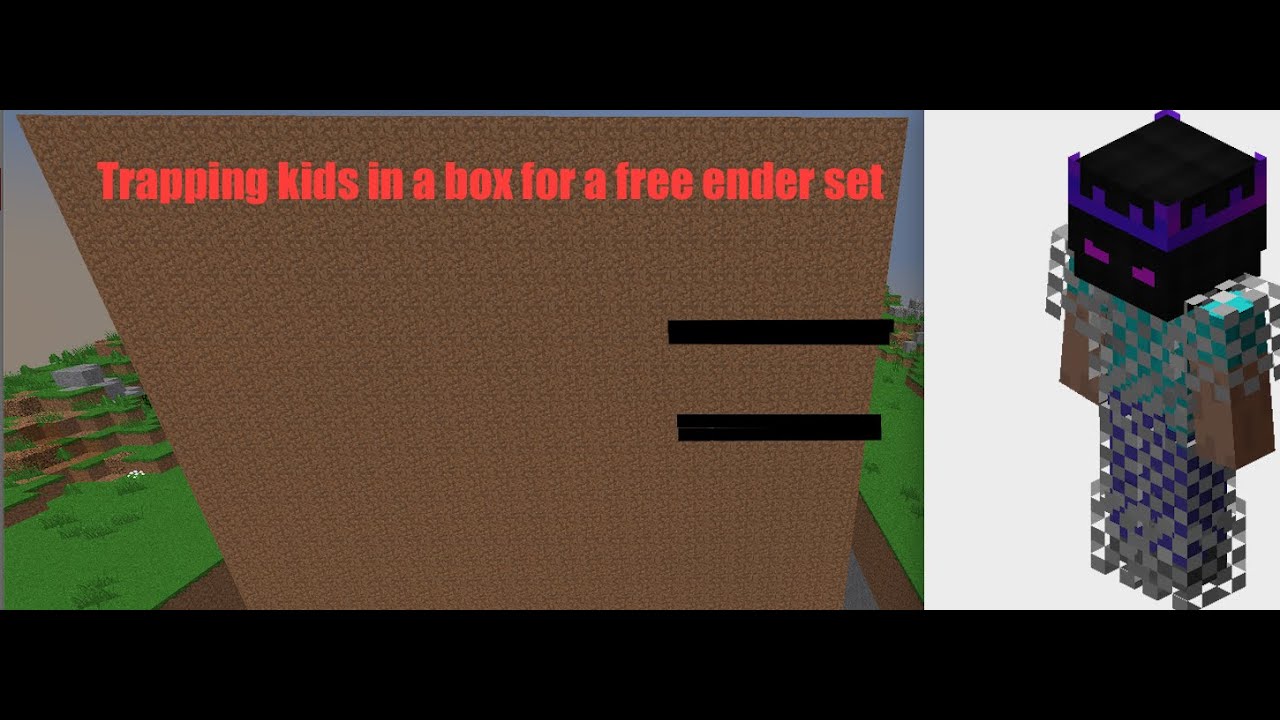 Trapping kids in a box for an ender set| Hypixel housing/skyblock